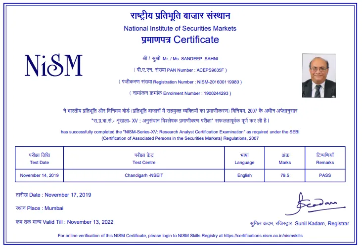 NISM Series X-A: Investment Adviser (Level 1)