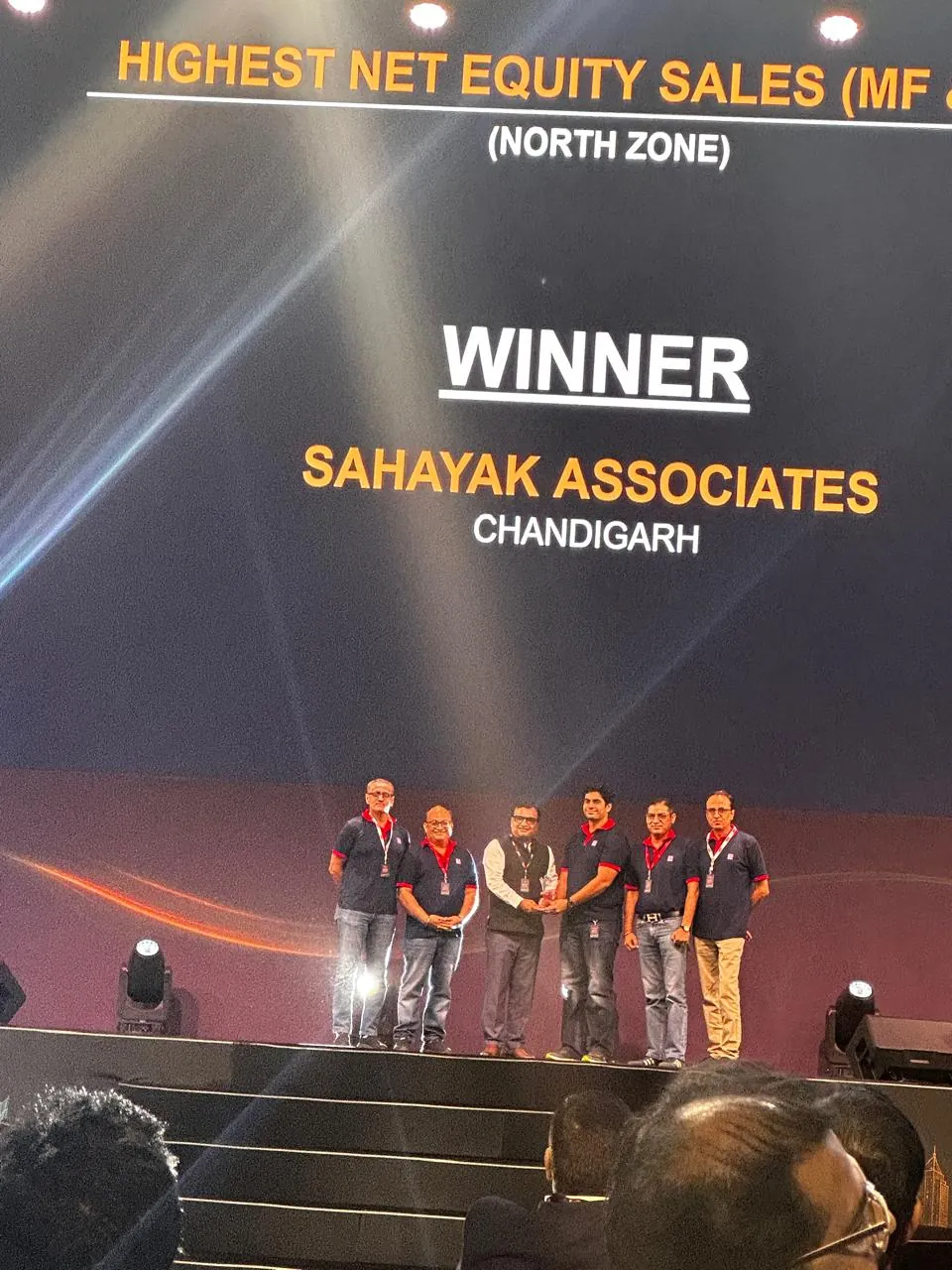 Highest Net Equity Sales Winner (North Zone)