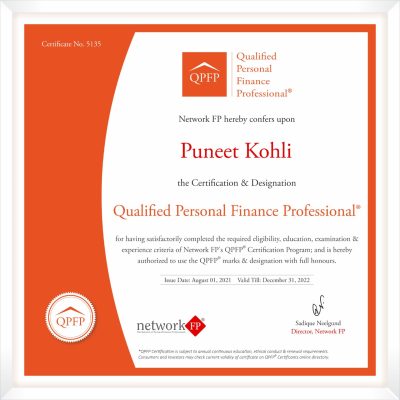 QPFP - Sahayak Associates - Puneet Kohli